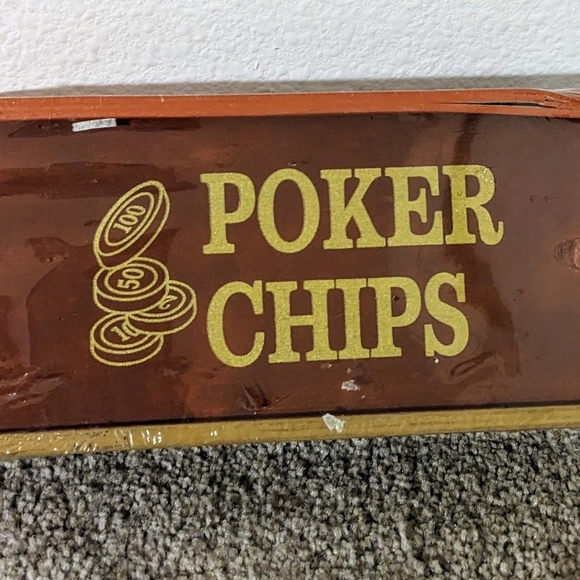 Ankyo 60 Count Poker Chips Set with Rack, New In Sealed‎ Box - Picture 1 of 7